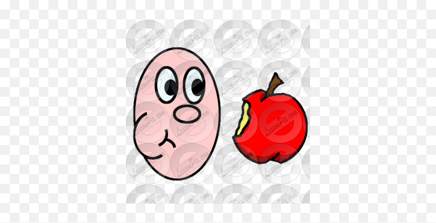 Eat Picture For Classroom Therapy Use - Great Eat Clipart Happy Emoji,Eating Emoticon
