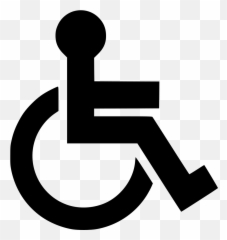 Disabled Handicap Symbol Png - Wheelchair Clipart Emoji