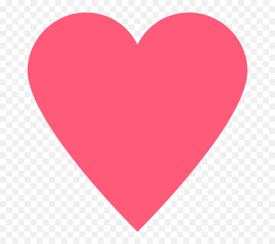 Emojione 2665 - Pink Heart Cut Out Emoji,Red Emoji