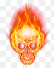 Burn Fire Firing Png Vector Transparent - Ghost Rider Head Png Emoji,Fire Emoji Vector