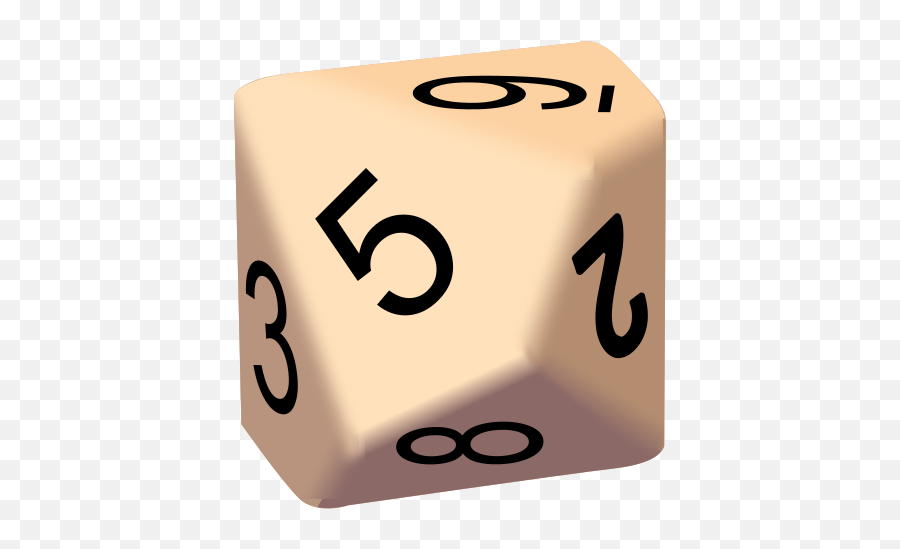 10 Sided Die - 10 Sided Number Dice Clipart Emoji,Lord Of The Rings Emoji