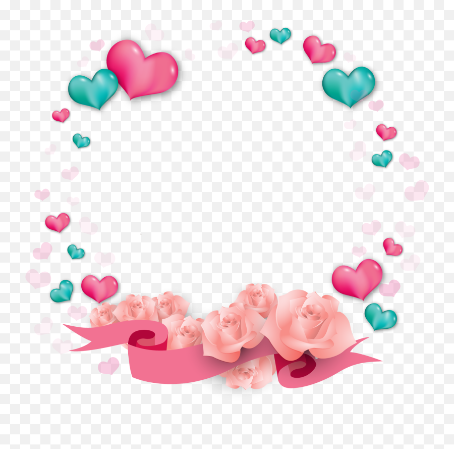 Hearts Frame Broken Heart Emoji Crown - Free Vector Valentine,Glitter Heart Emoji