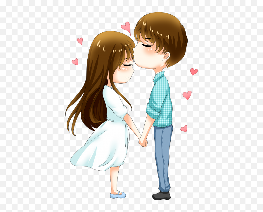Hd Cute Couple Png Image Free Download - Cute Love Couple Clipart Emoji,Couple Emoji Png