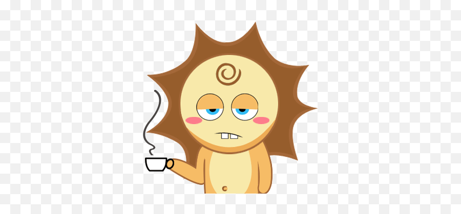 Cute Sun - Cartoon Emoji,Anime Shrug Emoji