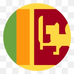 Sri Lanka Flag Button Clip Pieces - Nature Secret Hair Tonic Emoji