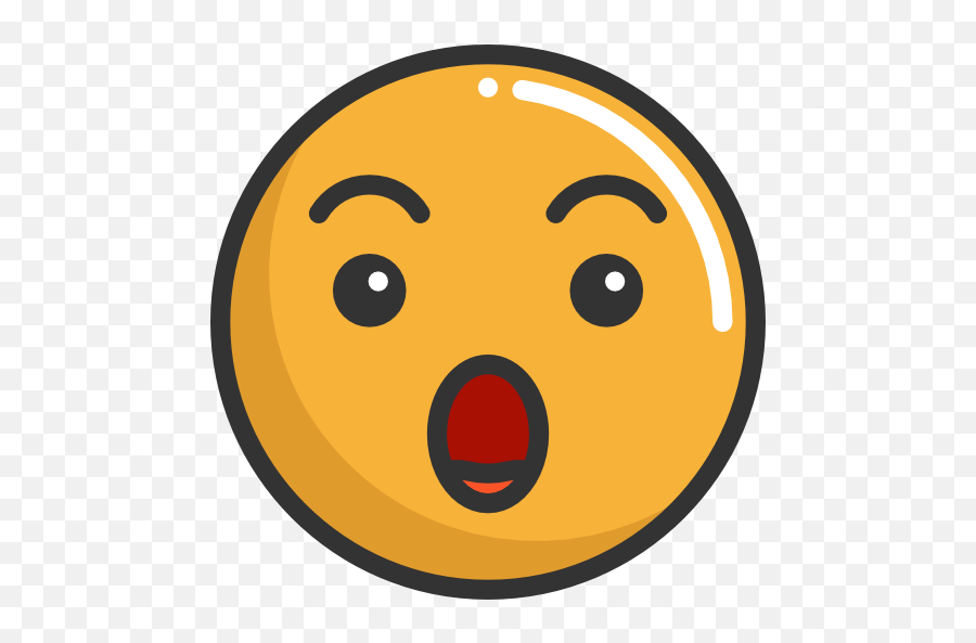 Emoticons Emoji Feelings Smileys Surprised Icon - Icon Crying,Shocked Emoticon