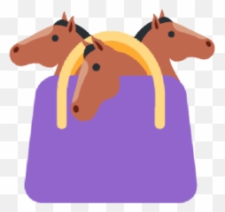 Horses In The Bag Emoji,Horse Emoji