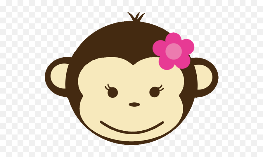 Monkey Ears Clipart - Girl Monkey Clipart Emoji,Monkey Covering Ears Emoji