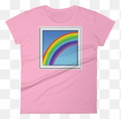 Download Womens Emoji T Shirt - Rainbow Emoji Sticker,Women's Emoji Shirt