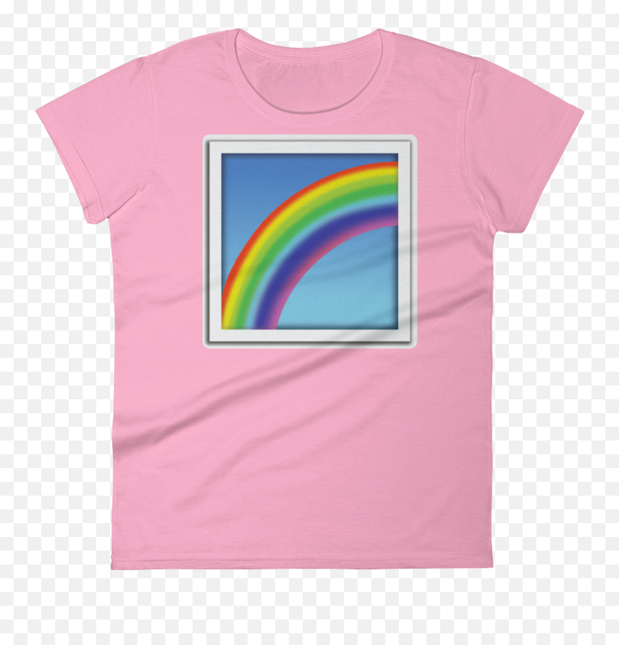 Download Womens Emoji T Shirt - Rainbow Emoji Sticker,Women's Emoji Shirt