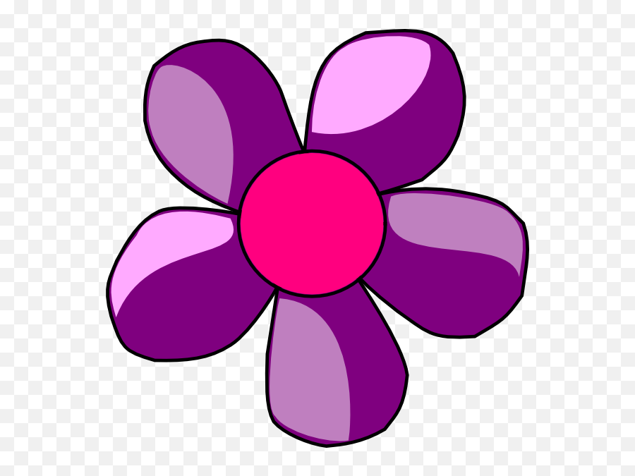 Library Of Purple Daisy Flower Png Black And White Stock Png - Purple Flower Png Clipart Emoji,Purple Flower Emoji
