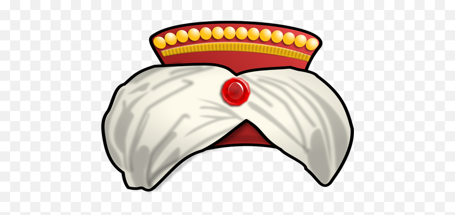 Dessin De Pac Sultan Décoré Avec Un Bijou Vectoriel - Cartoon Turban Png Emoji,Mardi Gras Emoji