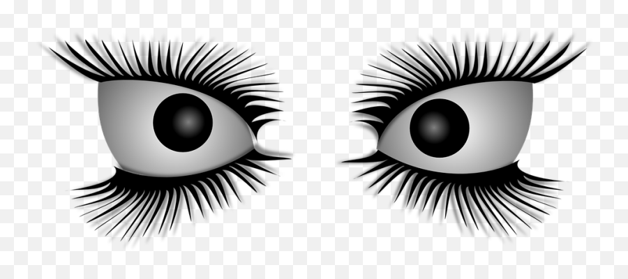 Eyes Eyelashes Crazy - Free Vector Graphic On Pixabay Evil Eyelash Emoji,Emoji With Eyelashes