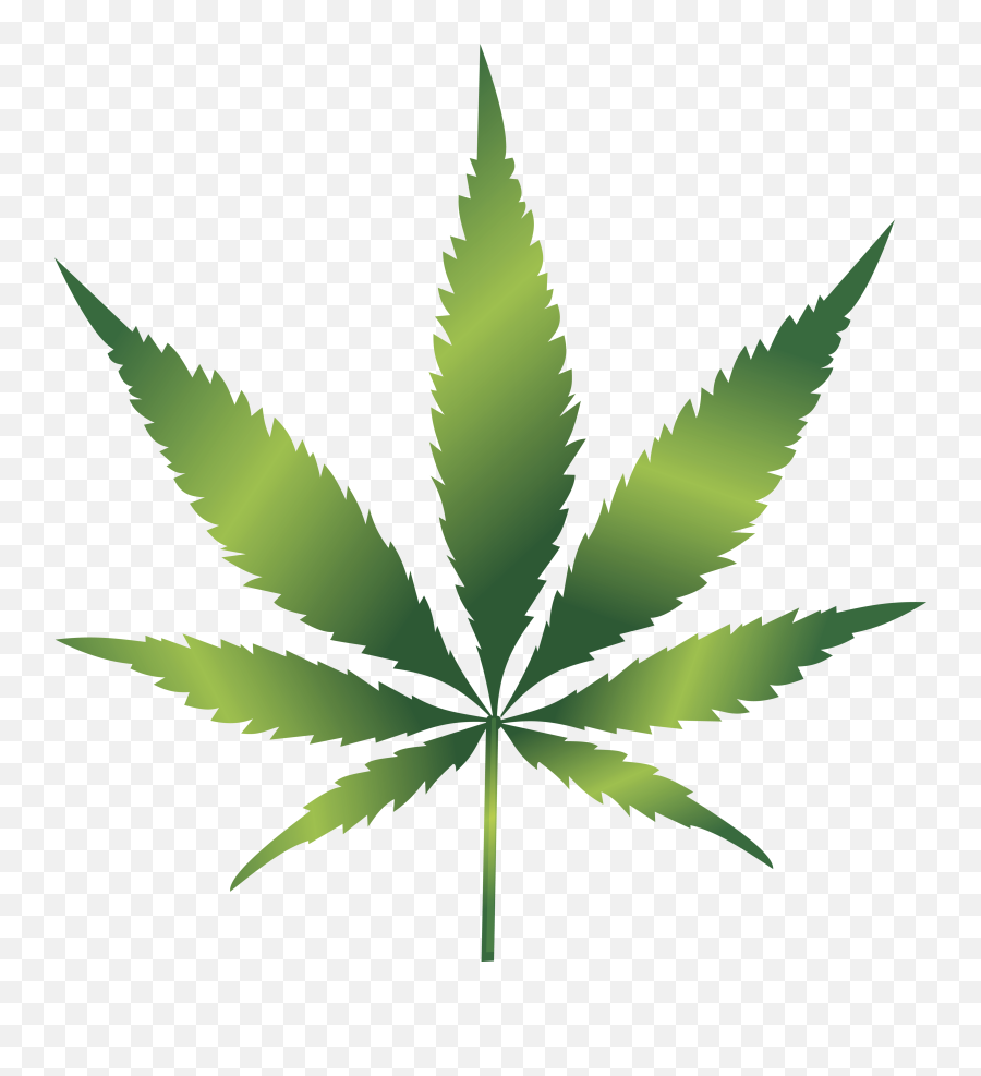 1625 - Clipart Cannabis Leaf Emoji,Marijuana Leaf Emoji
