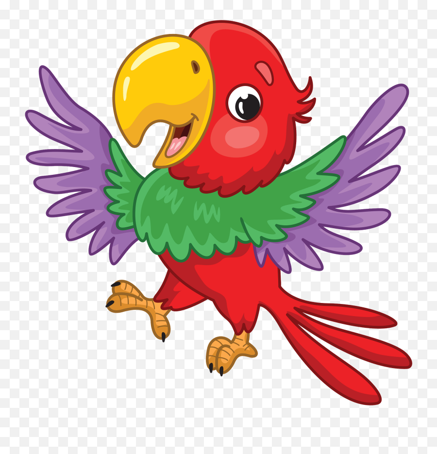 Parrot Clipart Free Download Transparent Png Creazilla - Parrot Clipart Emoji,Parrot Emoji