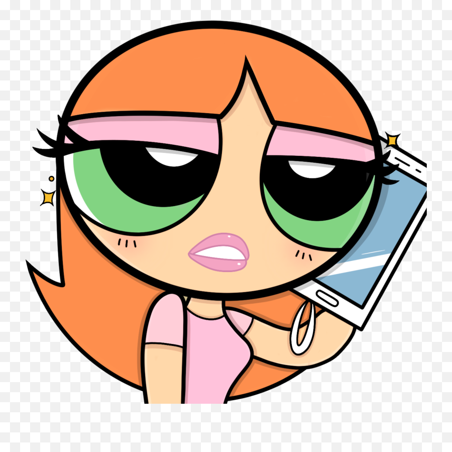 The Newest Zenzero Stickers On Picsart - Pink Hair Powerpuff Girl Emoji,Eyebrow Wiggle Emoji