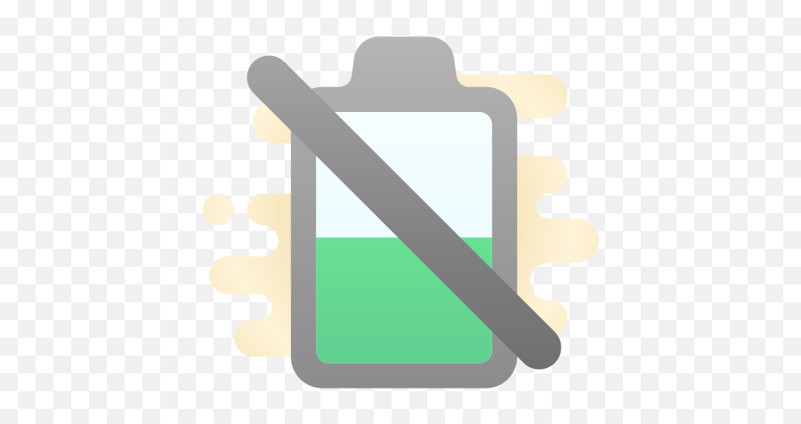 No Battery Icon - Vertical Emoji,Emoji Battery