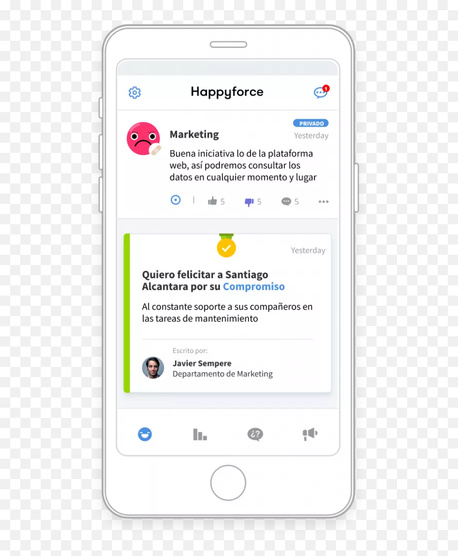 Impulse Your Organization Through Feedback - Happyforce Technology Applications Emoji,Terd Emoji