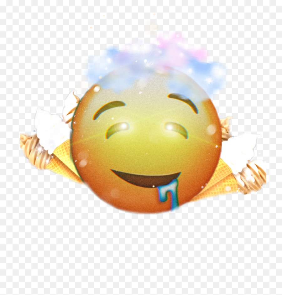 Emoji Icecream Effect Free Sorvete Brasil Gold Deliciou - Smiley,Gold Emoji