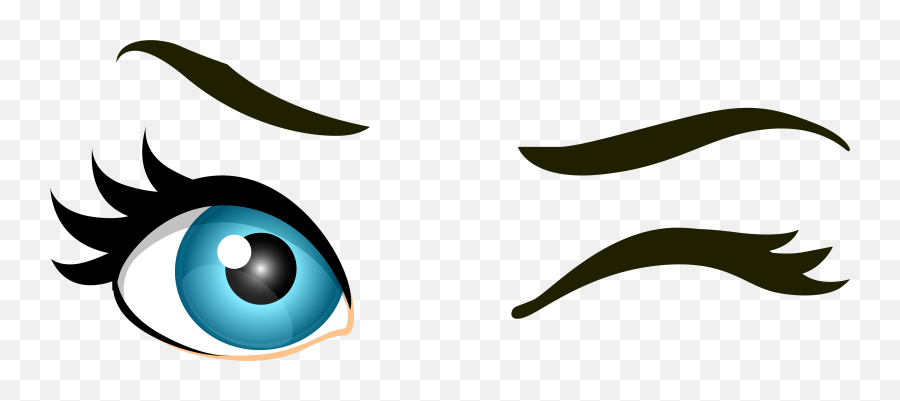 Transparent Background Wink Eye Clipart - Transparent Background Clipart Eye Emoji,Blinking Emoji