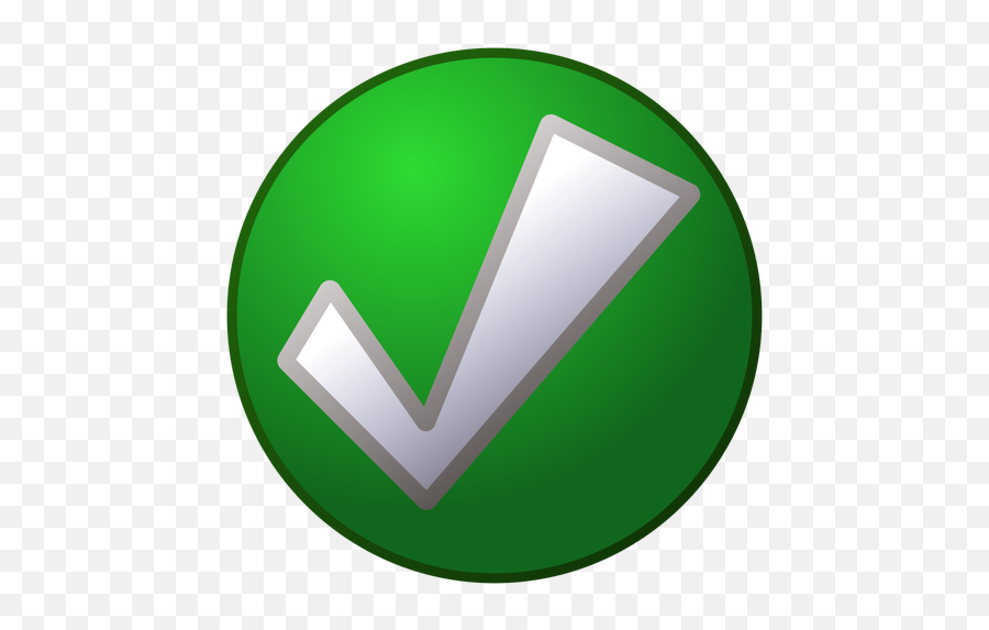 Grayscale Tick Ok Vector Icon - Green Tick Emoji,Ok Emoji Apple