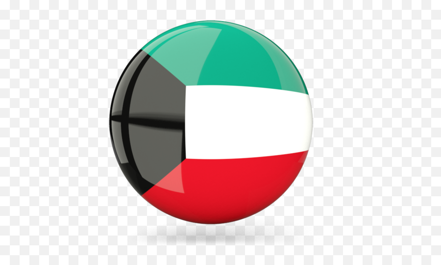 Kuwait Flag Clipart Icon - Round Kuwait Flag Png Emoji,Kuwait Flag Emoji