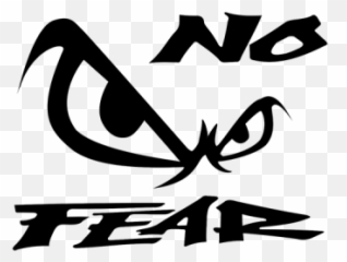 No Fear Logo - Black And White Emoji