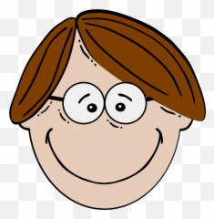 Nerd Boy Teen Child Glasses - Face Clipart Emoji
