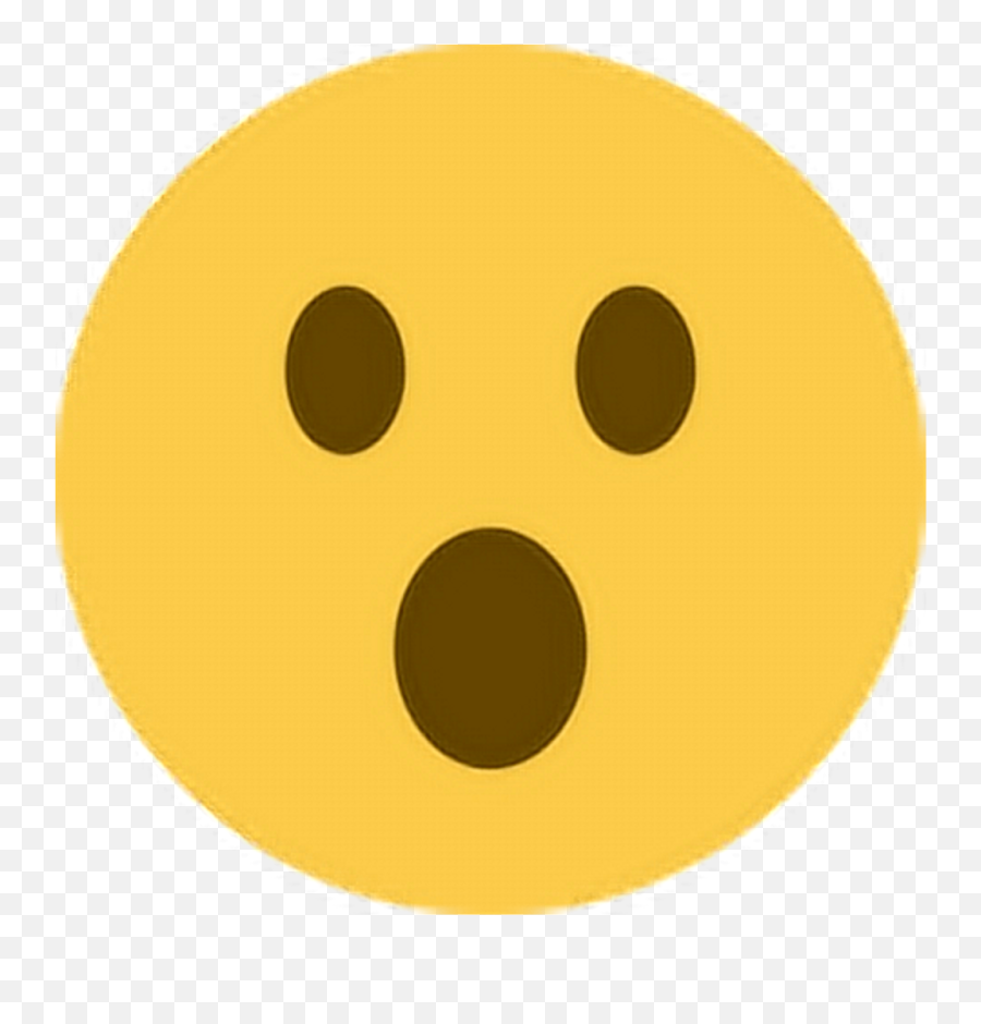 Download Shocked Gasp Realize Oh Emoji Emoticon Face - Open Mouth Emoji Png,Shocked Emoticon