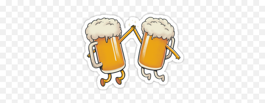 Cheers Sticker - Cheers Sticker Emoji,Beer Clink Emoji