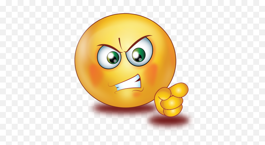 Angry Pointing Finger Emoji - Emoji No,Pointing Finger Emojis