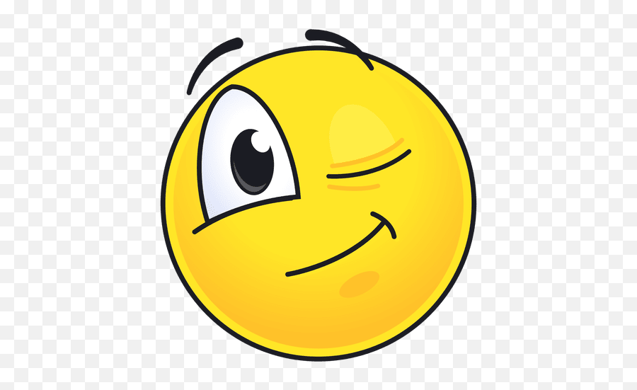 Cute Winking Emoticon - Smiley Face Emoji,Cute Emoticons