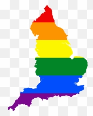 Lgbt Flag Map Of England - Map Of England Png Emoji,Gb Flag Emoji