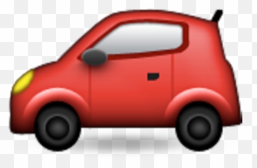 Car Emoji - Transparent Background