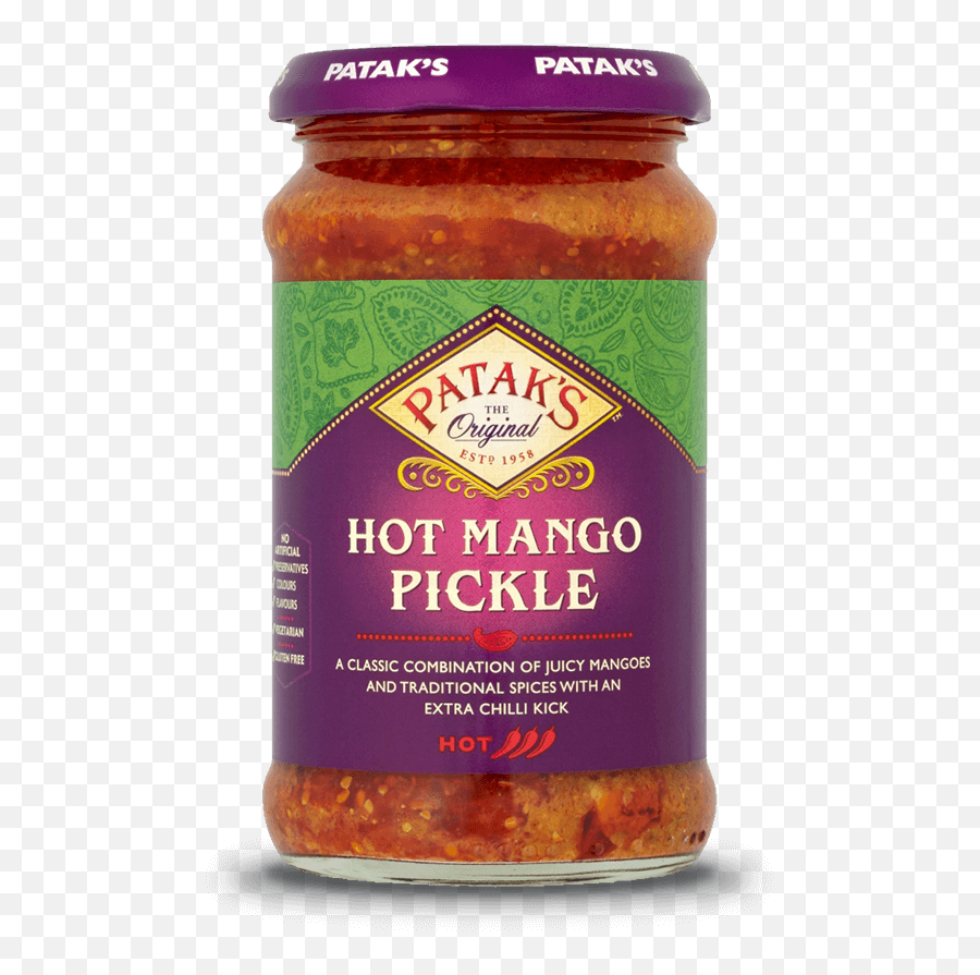 Recipes Featuring This Product - Patak Lime Pickle Hd Png Pataks Hot Mango Pickle 283g Emoji,Pickle Emoji