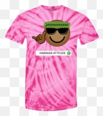 Hawaiian Emoji Tye Dye - Tie Ysl Shirt