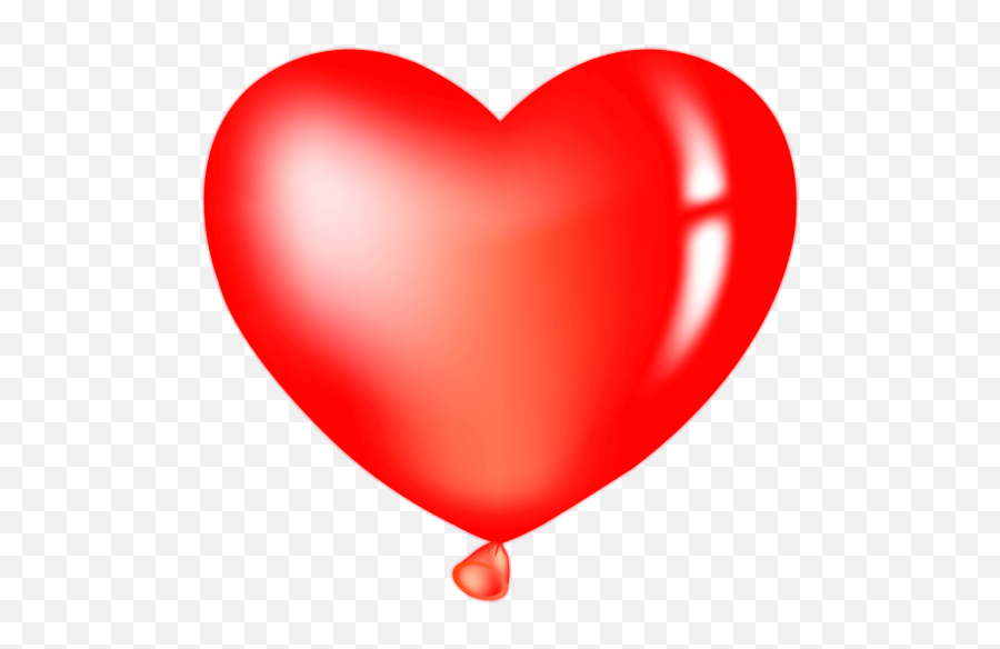 Red Heart Balloon Clipart Png Image - Heart Balloon Clipart Emoji,Heart Emoji Balloon