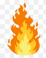 Library Of Flames Graphic Royalty Free Png Files - Fire Clipart Emoji