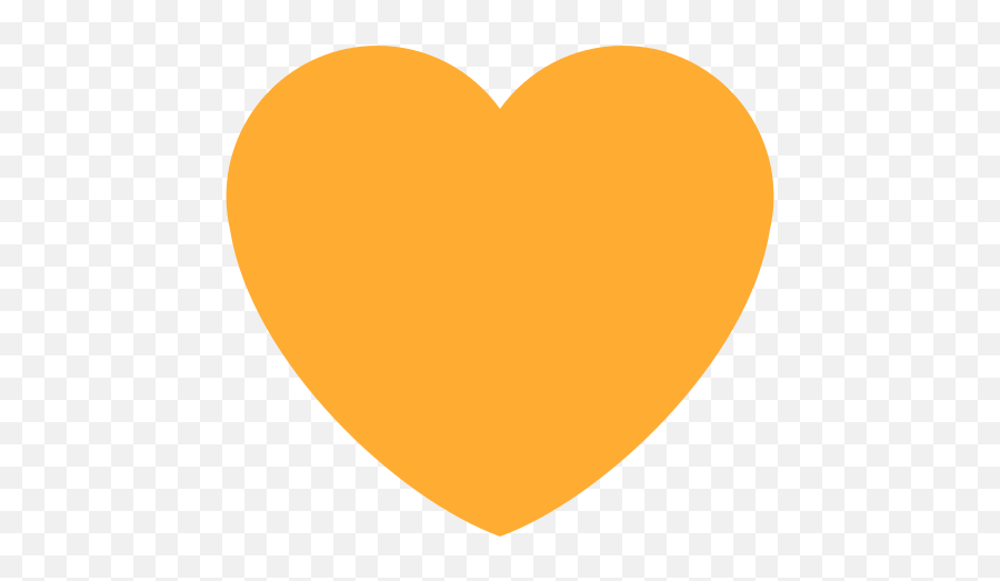 Orange Heart Emoji Meaning With Pictures - Orange Heart Clipart,Orange Heart Emoji