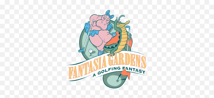 Fantasia Gardens Miniature Golf Disney Wiki Fandom - Fantasia Gardens Mini Golf Logo Emoji,Golf Club Emoji