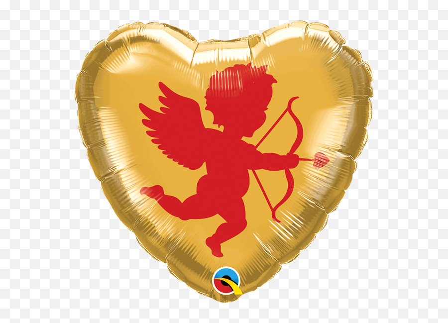 Valentineu0027s Day Cupid Double Sided 18 Foil Balloon - Love Valentines Day Cupid Emoji,Cupid Emoji