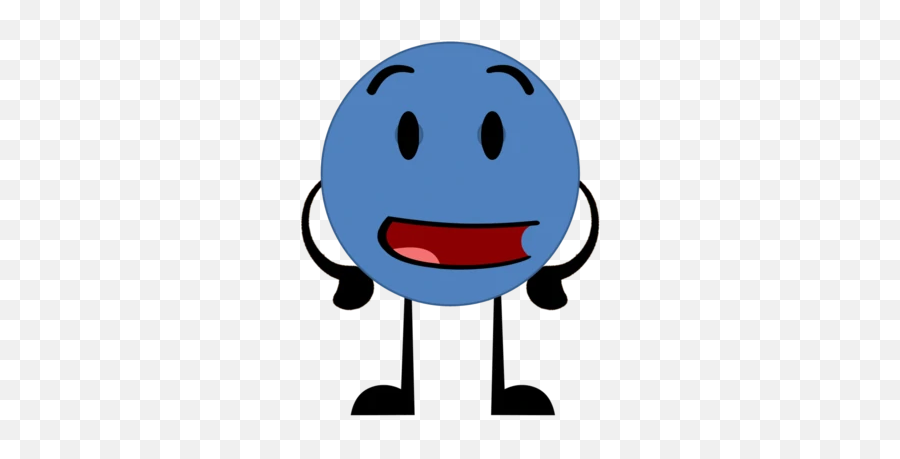 Blue Powerpoint Smiley - Powerpoint Bfdi Emoji,Uwu Emoticon
