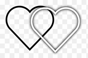 Free White Hearts Transparent Download Clip Art - Sticker Emoji
