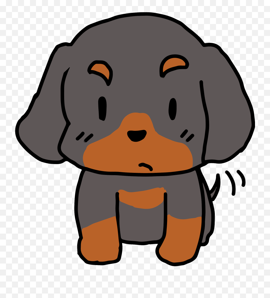 Dachshund Puppy Clipart - Soft Emoji,Wiener Dog Emoji