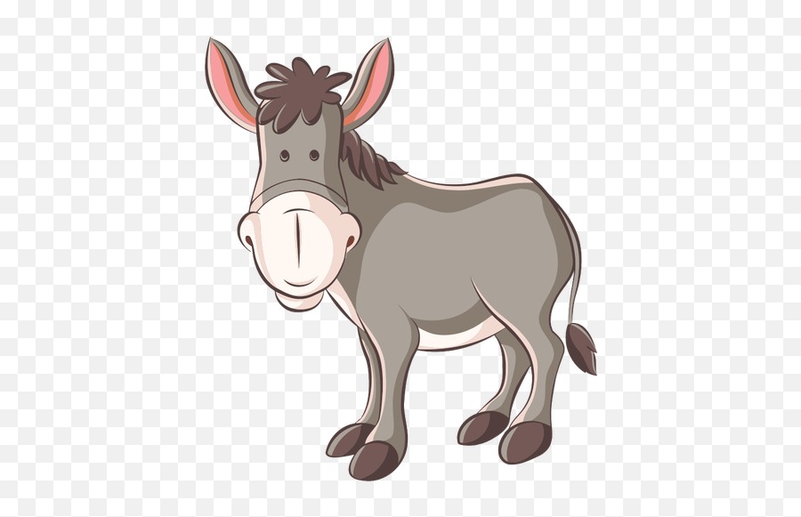 Burro Sonriente - Clipart Donkey Emoji,Easter Emoticons