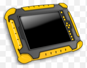 Tablet Pc In A Protected Case Vector - Tablet Clip Art Emoji,Ipad Emoji Keyboard