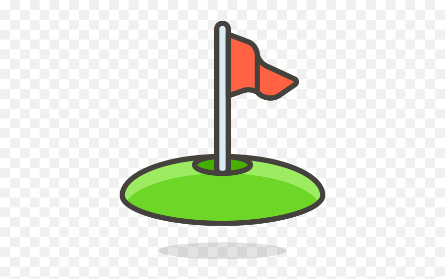 Green Golf Flag Sport Free Icon Of Another Emoji Icon Set - Golf Emoji Png,Golf Emoji