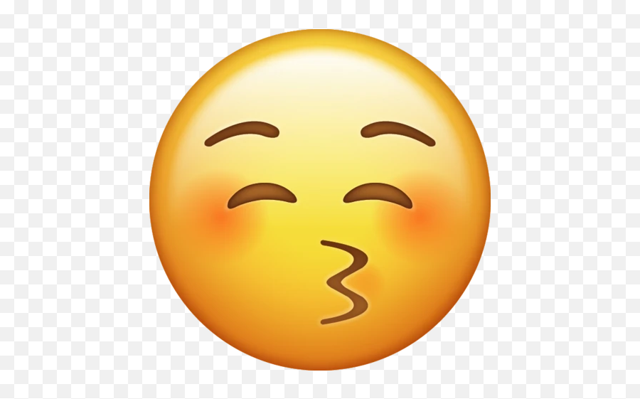 Kiss Emoji Iphone - Iphone Wink Emoji,Kissy Face Emoji