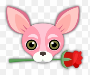 Chihuahua Love Emoji Stickers Dog Breeds Cute Dogs - Chihuahua,Emoji Dog