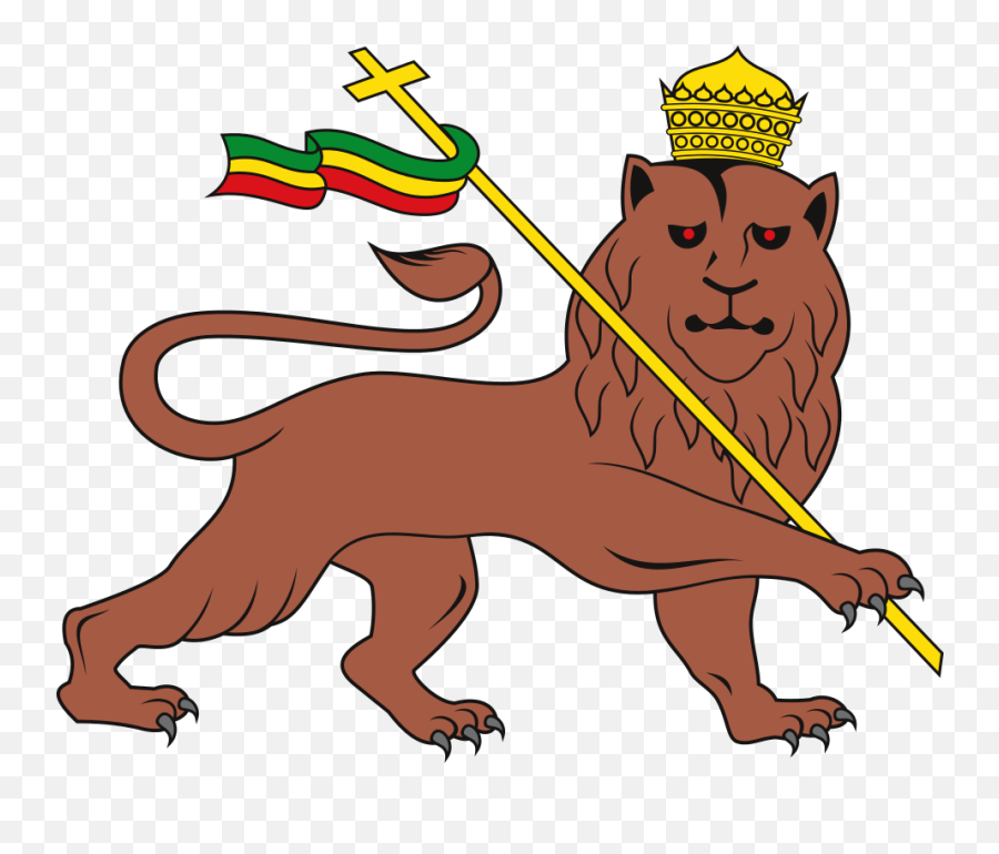 Lion Of Judah Emblem Of The - Ethiopian Lion Of Judah Emoji,Sudan Flag Emoji